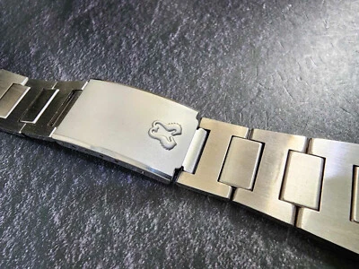 PULSERA RADO COLOR PLATA 20MM Extremo Recto H-Links Doble Logo Caballito de Mar. Foto 1 de 4