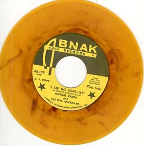 Michael Rabon: I See The Light - '69 / Red Cape, 7 in PR Record w/ Yellow Vinyl - Imagen 1 de 2