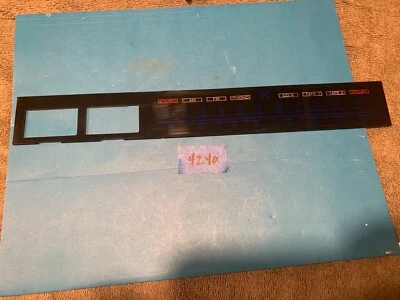 Marantz 4240 Quad Receiver - Parting Out - Blue Plastic Tuning Dial Screen - Image 1 of 4