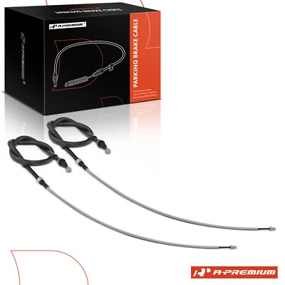 2x Cable de freno de estacionamiento trasero derecho y derecho o delantero para VW Jetta 05-10 Golf GTI Audi A3 Foto 1 de 4