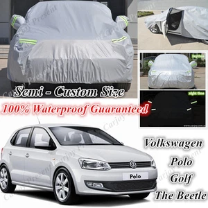 Premium Car Cover Double Thick Waterproof for Volkswagen Polo Golf The Beetle AU - Picture 1 of 11