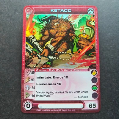 * Ketacc (Max Power) Super Rare Foil Alliances Unraveled 17/200 Chaotic TCG - Image 1 of 2