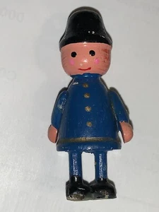 Vintage British Police Cop Holz Figur handbemalt - Bild 1 von 14