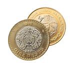 10 USD peso 2022 Meksykańska moneta w stanie BU MEKSYK 10 USD PESOS Bi-Metal moneta