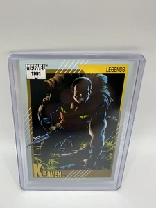 Tarjeta Impel Marvel Legends Kraven 1991 #143 - Imagen 1 de 3