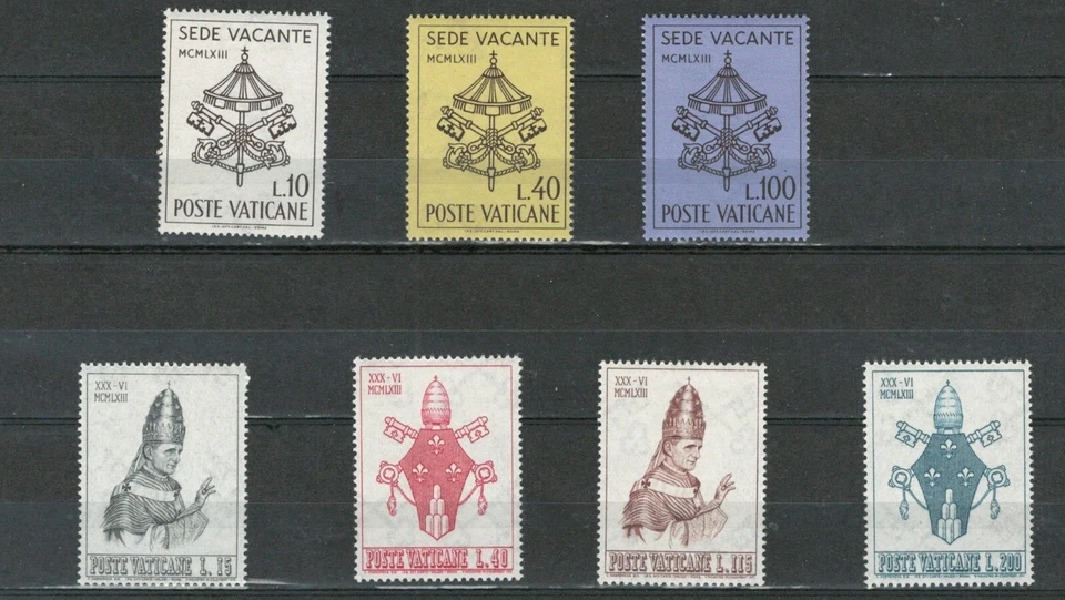 VATICAN ITALY  EUROPE COMMEMORATIVE  MNH CLASSIC SET STAMPS Lot ( VATI 236) - Image 1 of 1