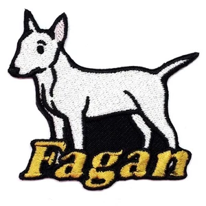 Bull Terrier Dog Patch Personalized Custom Iron-on - Picture 1 of 1