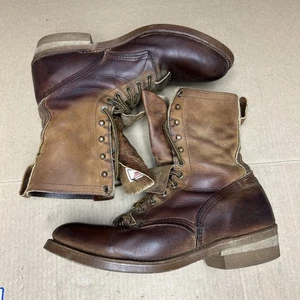 Vintage RED WING Leather Logger Boots Made in USA Size 9.5D - Picture 1 of 24