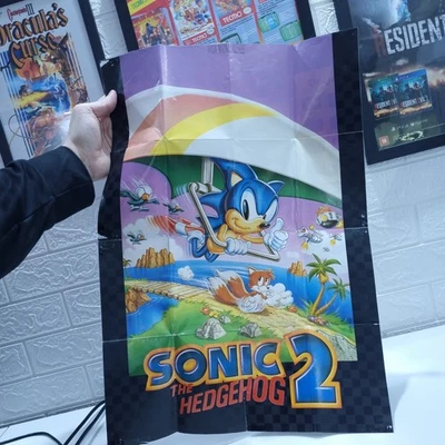 TEC TOY BRASIL - ORIGINAL AND VERY RARE POSTER OF SEGA - MASTER SYSTEM COMPACT - Image 1 of 4