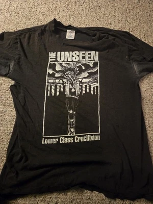 Camiseta The Unseen Punk Oi, años 90, Casualties aus Rotten, talla L, vintage, rara Foto 1 de 4