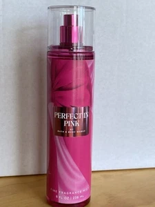 BATH & BODY WORKS PERFECT IN PINK FINE FRAGRANCE MIST BODY SPRAY 8 OZ FREE SHIP! - Picture 1 of 6