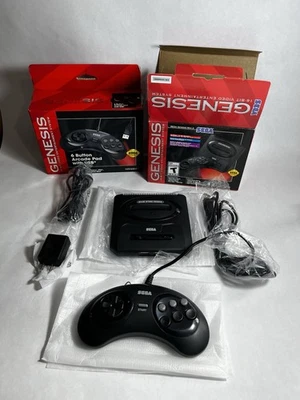 Sega Genesis Mini 2 2022 16-Bit Console & Two USB Sega Controllers Included! - Image 1 of 4