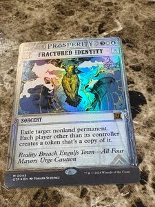 FRACTURED IDENTITY Magic MTG Outlaws of Thunder Junction Showcase Foil - Picture 1 of 2