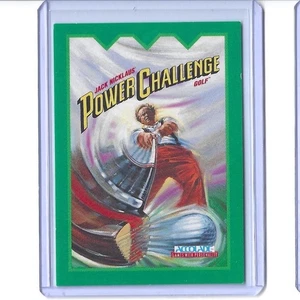 RARE Vtg Jack Nicholas Power Challenge Golf Sega Genesis Mega Accolade Card 90’s - Picture 1 of 3