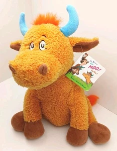 New Dr. Seuss Mr. Brown Can Moo, Can You? Cow Bull 12" Plush Stuffed Animal Toy - Picture 1 of 7