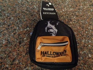 Halloween Michael Myers Micro Mochila Soporte AirPod Llavero Bolsa Clip Llavero - Imagen 1 de 7