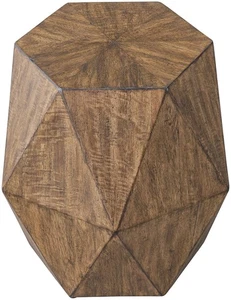 Uttermost 25274 Volker 18"W Wood Accent Table - Burnished Honey - Picture 1 of 5