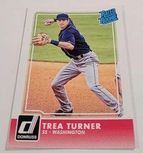 2016 Donruss #33 Trea Turner RR RC Washington Nationals - Picture 1 of 2