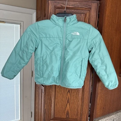 Niñas The Northface Reversible Shasta Cremallera Completa Chaqueta 5T Polar Puffer Juventud Foto 1 de 4