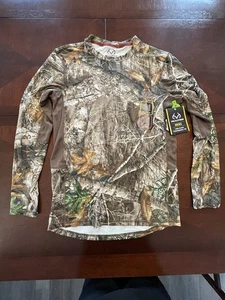 NEW Realtree Edge Camo Lightweight Performance Long Sleeve Tee Mens S - w/Tags - Picture 1 of 6