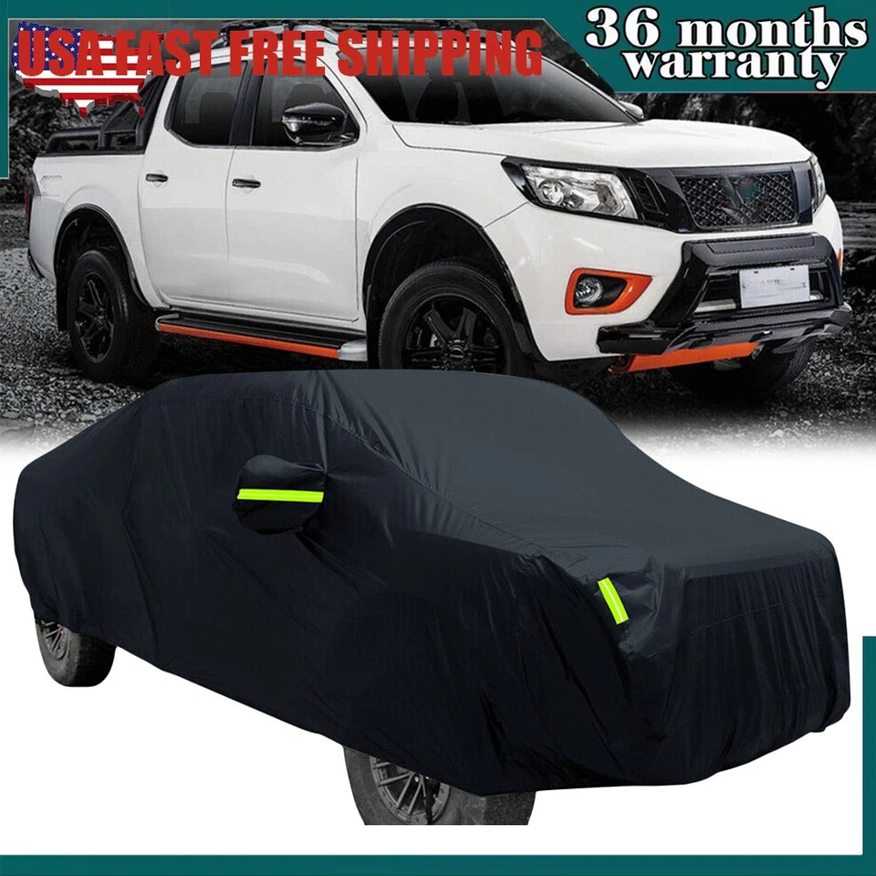 Pickup Truck Cover Outdoor Rain Dust UV Protect For 1998-2022 Nissan Frontier Foto 1 de 4