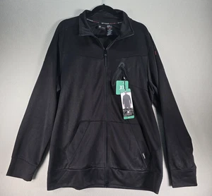 Chaqueta Spyder Active Para Hombre XL Negra Cremallera Completa Absorbe Humedad ProWeb Atlética - Imagen 1 de 13