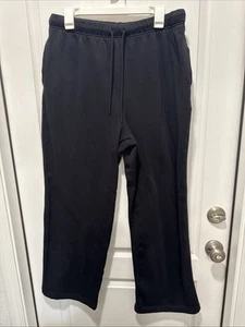 Old Navy Women’s Large Wide Leg Gray/White Sweatpants With Drawstring & 3 Pocket - Picture 1 of 3