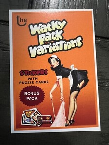 2018 WACKY PACKAGES Variations PIN UP GIRLS Complete Your Set GPK U Pick RARE