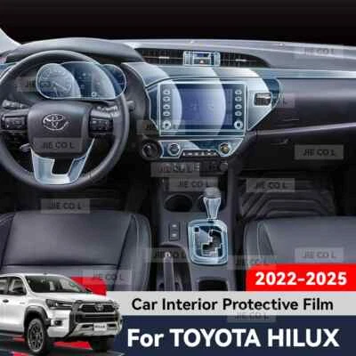 Central Control Screen TPU Navigation interior Protection Film For TOYOTA HILUX - Image 1 of 4