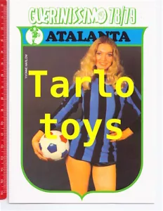 GUERINISSIMO 1978/79 postcard - cartolina - ATALANTA calcio Yvonne Harlow - Imagen 1 de 1