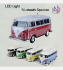 Volkswagen Bluetooth Portable Speaker with LED Light USB/AUX INPUT Loud Red 