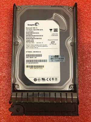 483095-001 - HP 160Gb 7200rpm 3.5 inch SATA Hard Disk Drive - Image 1 of 2