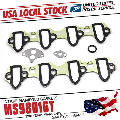 High sealing Intake Gasket Set MS98016T For Chevrolet Silverado 2500 HD 2001-06 - Изображение 1 из 4