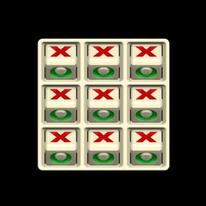 3D-gedrucktes Reise XO Spiel oder Reise TicTacToe - Wählen Sie Ihre Farbe - Bild 1 von 3