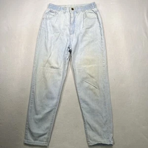 Vtg Lee Jeans Womens 10 Medium Tapered Leg High Rise Mom Cotton Light Wash USA  - Picture 1 of 11