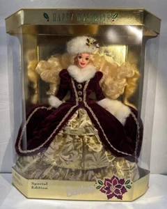 Neu im Karton Barbie Happy Holidays Special Edition Puppe 1996 Mattel 15646 Erstbesitz - Bild 1 von 7