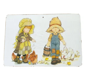 De Colección Años 70 Sarah Kay San Valentín Remache Pared Colgante Placa Pradera Niño Alemania Occidental - Imagen 1 de 9