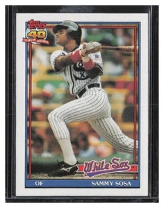 1991 Topps #414 Sammy Sosa - Picture 1 of 2