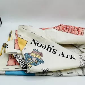 4 Noah's Ark Cut & Sew Boat Fabric Toy Animals - Fabric For Four - Picture 1 of 12