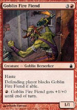 GOBLIN FIRE FIEND FOIL Ravnica MTG Magic the Gathering Cards DJMagic