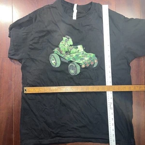 GORILLAZ Geep Alt Rock Hip Hop Album Art T-Shirt. LARGE Spectra Check Measure - Picture 1 of 4