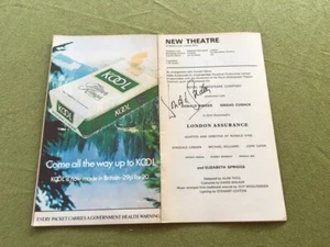 Donald Sinden "London Assurance" Broadway Firmado Antiguo Programa de Teatro S24 - Imagen 1 de 5