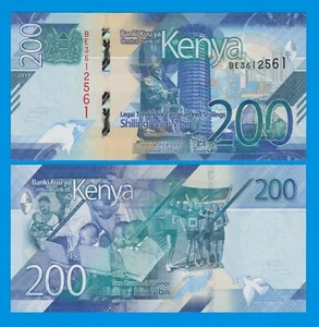 Kenya 200 Shillings P 54a 2019 UNC ( P 54 a ) - Picture 1 of 1