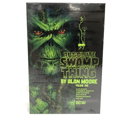 Absolute Swamp Thing by Alan Moore Vol 1 New DC Comics Black Label HC Sealed - Image 1 of 4