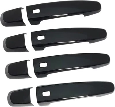 For 2016-2025 Chevrolet Malibu Smart Side Door Handle Cover Trim Glossy Black - Image 1 of 4