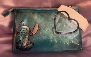 Disney Lilo & Stitch Maquillaje Cosméticos Bolsa Marco Corazón San Valentín NUEVO - Imagen 1 de 9