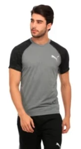 Puma Men's Active Training Dri-Release T-Shirt ~ Gray/Navy ~ XL ~ NWT - Picture 1 of 13