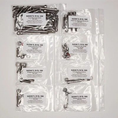 CAGIVA 1000 RAPTOR 2000-2006 Kit viti brugola inox motore completo — 第 1/2 张图片