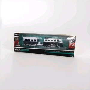 Volkswagon VW Bus Van Samba  Alameda Trailer ~ 1:64 Scale new in package  Vdub - Picture 1 of 10