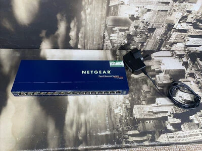 NETGEAR FS116 - 16 port 10/100 Mbps Fast Ethernet Switch with Auto Uplink - Image 1 of 2